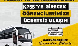 KPSS SINAVINA ÜCRETSİZ ULAŞIM