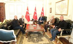 Kooperatif Başkanlarından Vali Özkan’a ziyaret