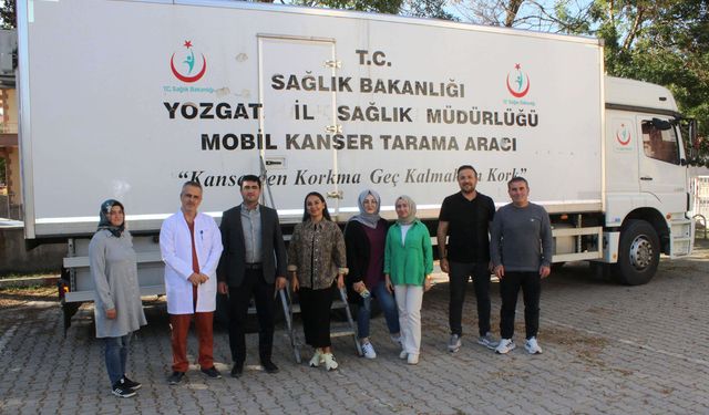 Mobil kanser tarama aracı Boğazlıyan’da