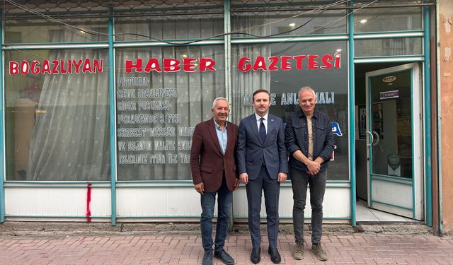 Kaymakam Yanık, gazetemizi ziyaret etti