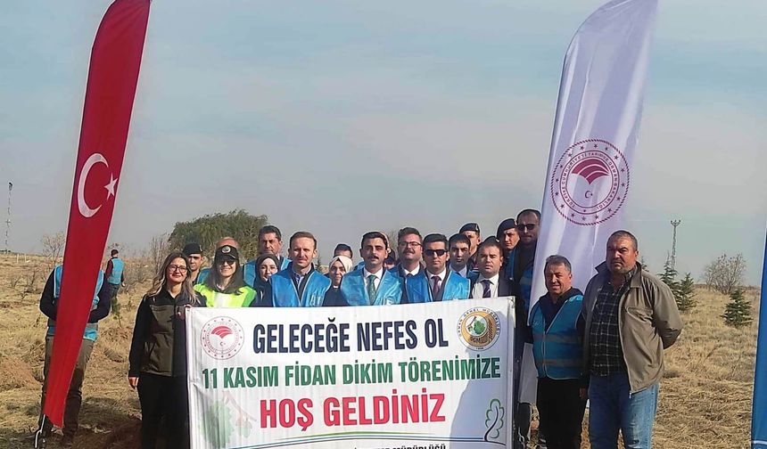 Adalet Ormanı’nda ağaçlandırma seferberliği